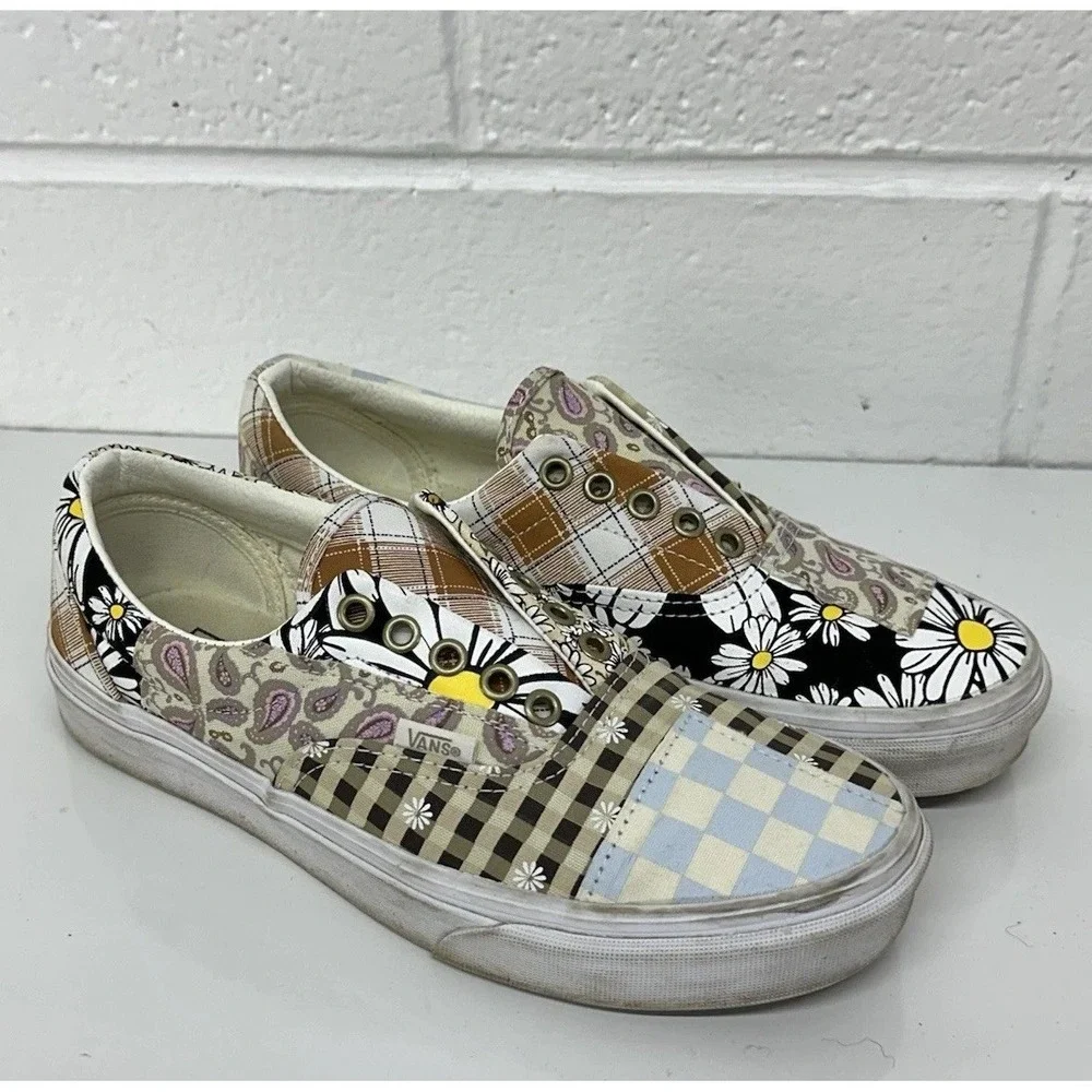 Vans Era Meadow Patchwork Shoes Lace Up‎ VN0A5EFN420 Women's Size 8.5